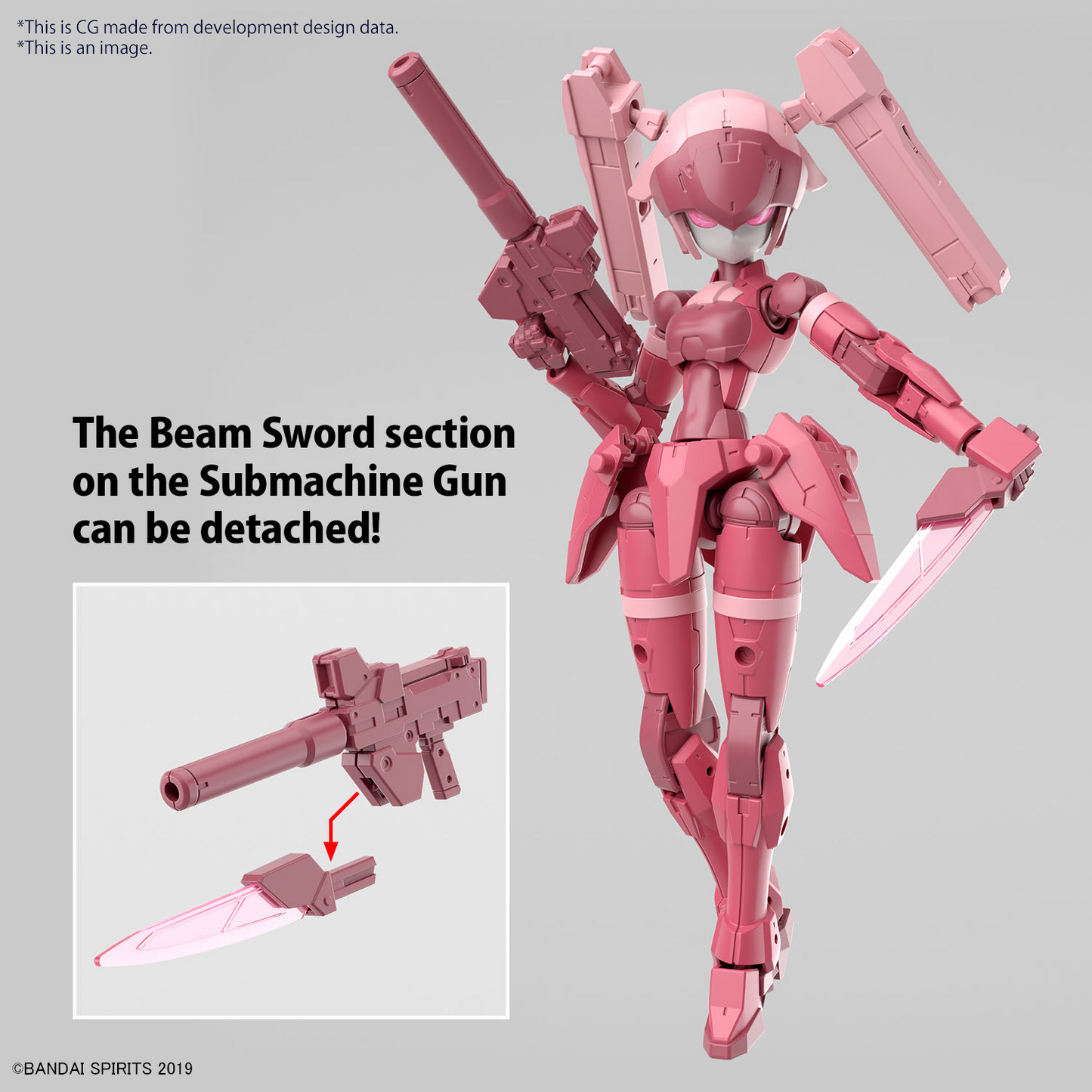 BANDAI 30MM 1/144 EXM-H15A ACERBY (TYPE-A)