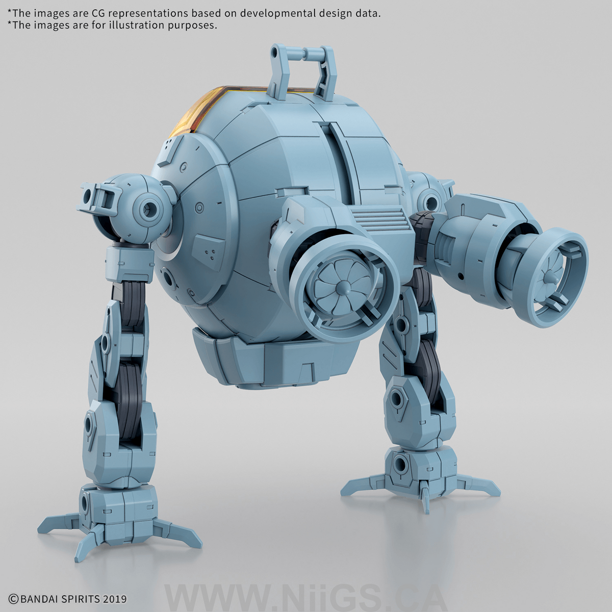 BANDAI HOBBY 30MM 1/144 Extended Armament Vehicle (MARINE EXPLORATION MECHA Ver.)