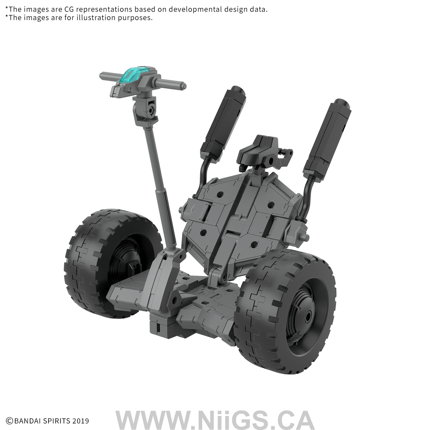 BANDAI HOBBY 30MM 1/144 Extended Armament Vehicle (WHEEL MOBILE Ver.)