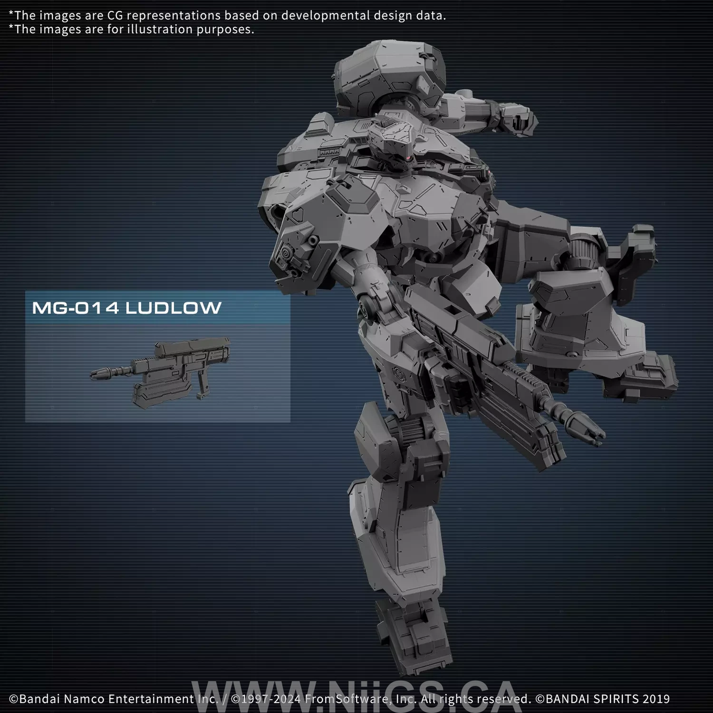 BANDAI HOBBY 30MM ARMORED CORE Ⅵ FIRES OF RUBICON BALAM INDUSTRIES BD-011 MELANDER