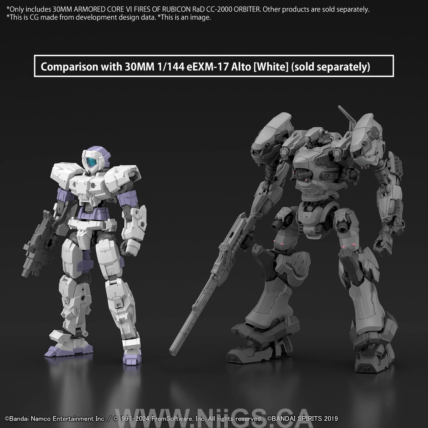 BANDAI Hobby 30MM ARMORED CORE Ⅵ FIRES OF RUBICON RaD CC-2000 ORBITER
