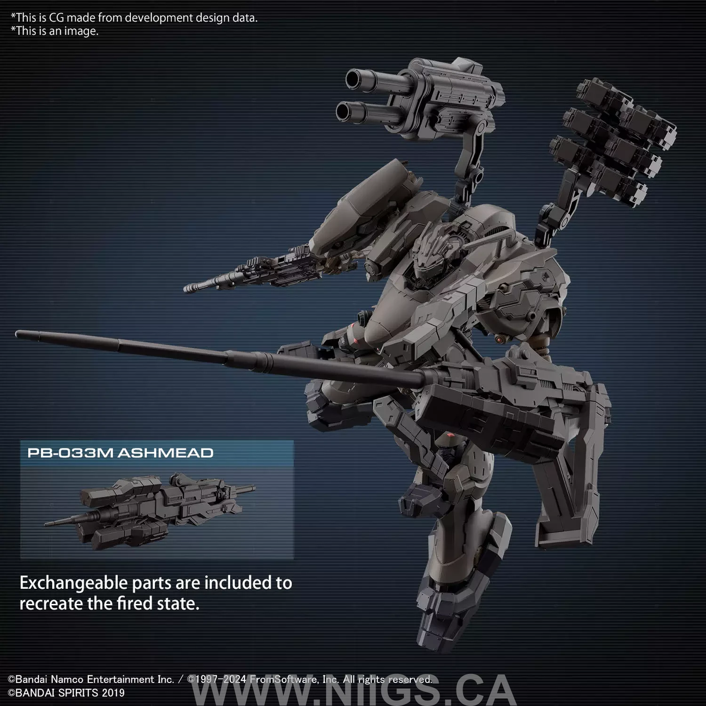BANDAI Hobby 30MM ARMORED CORE Ⅵ FIRES OF RUBICON RaD CC-2000 ORBITER NIGHTFALL