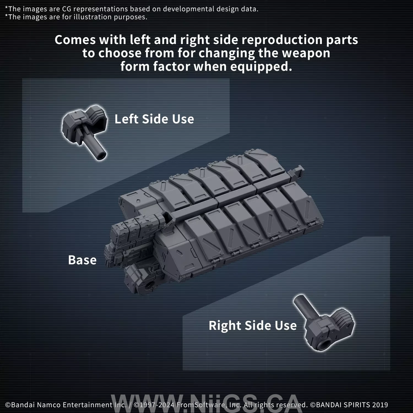 BANDAI HOBBY 30MM OPTION PARTS SET ARMORED CORE Ⅵ FIRES OF RUBICON WEAPON SET 05