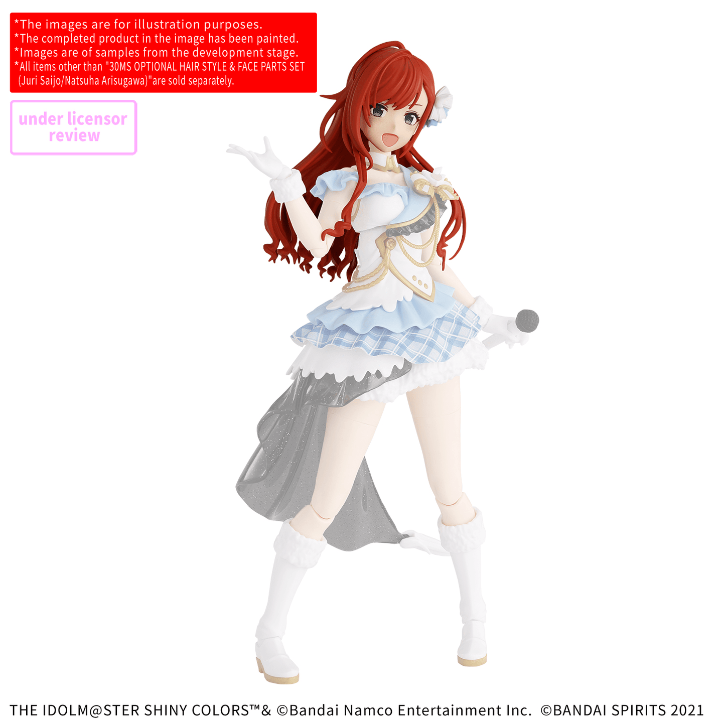 BANDAI HOBBY 30MS OPTION HAIR STYLE & FACE PARTS SET (JURI SAIJO/NATSUHA ARISUGAWA)