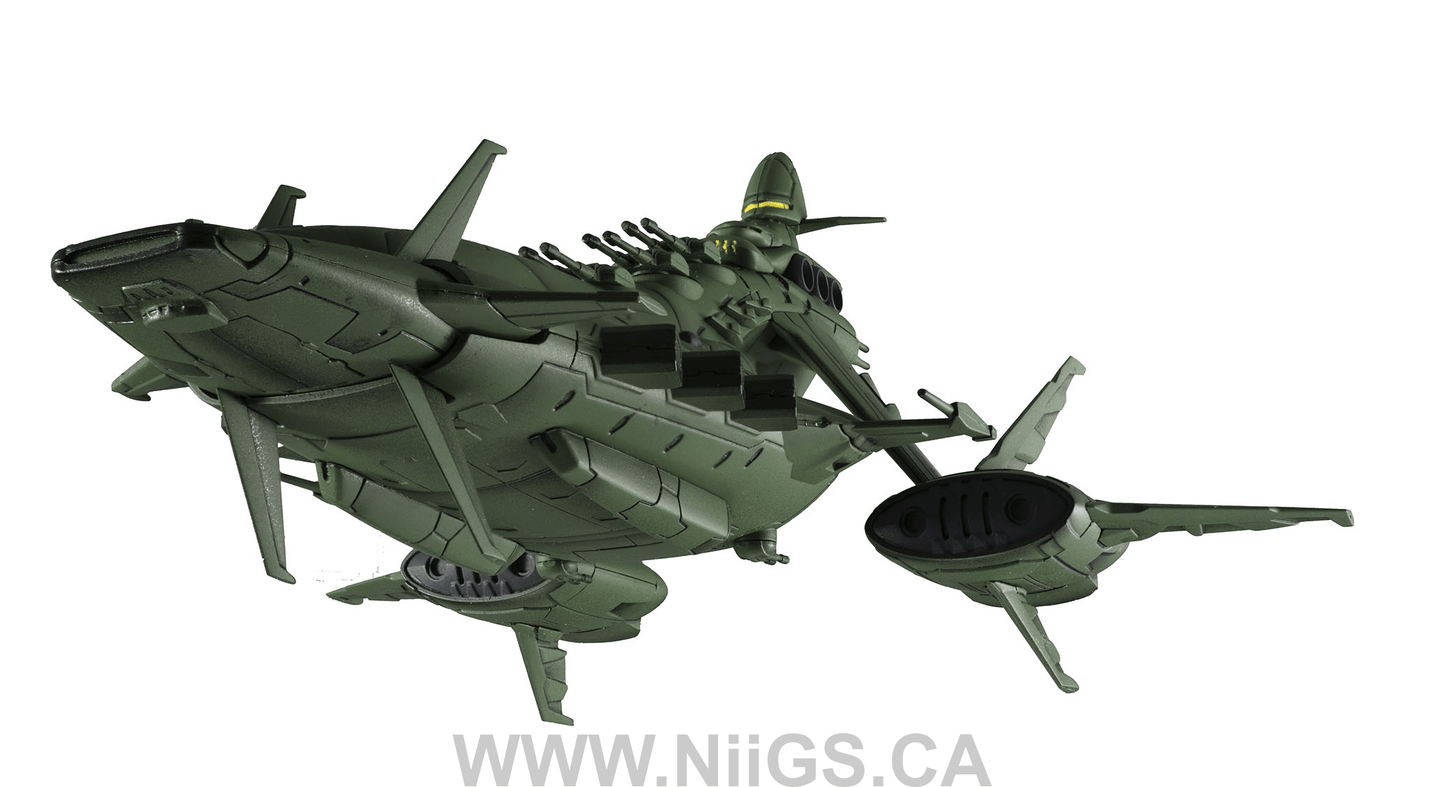 MegaHouse Cosmo Fleet Special MOBILE SUIT GUNDAM THE ORIGIN Musai kai-class Valkyrie Re.