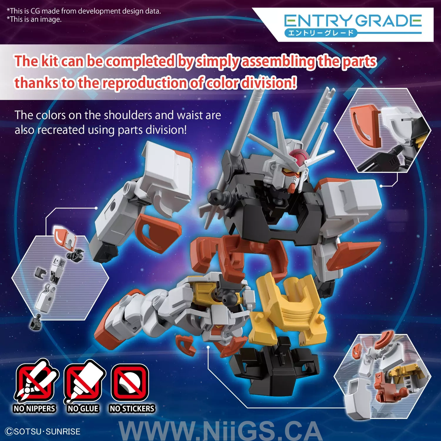 BANDAI ENTRY GRADE 1/144 LAH GUNDAM