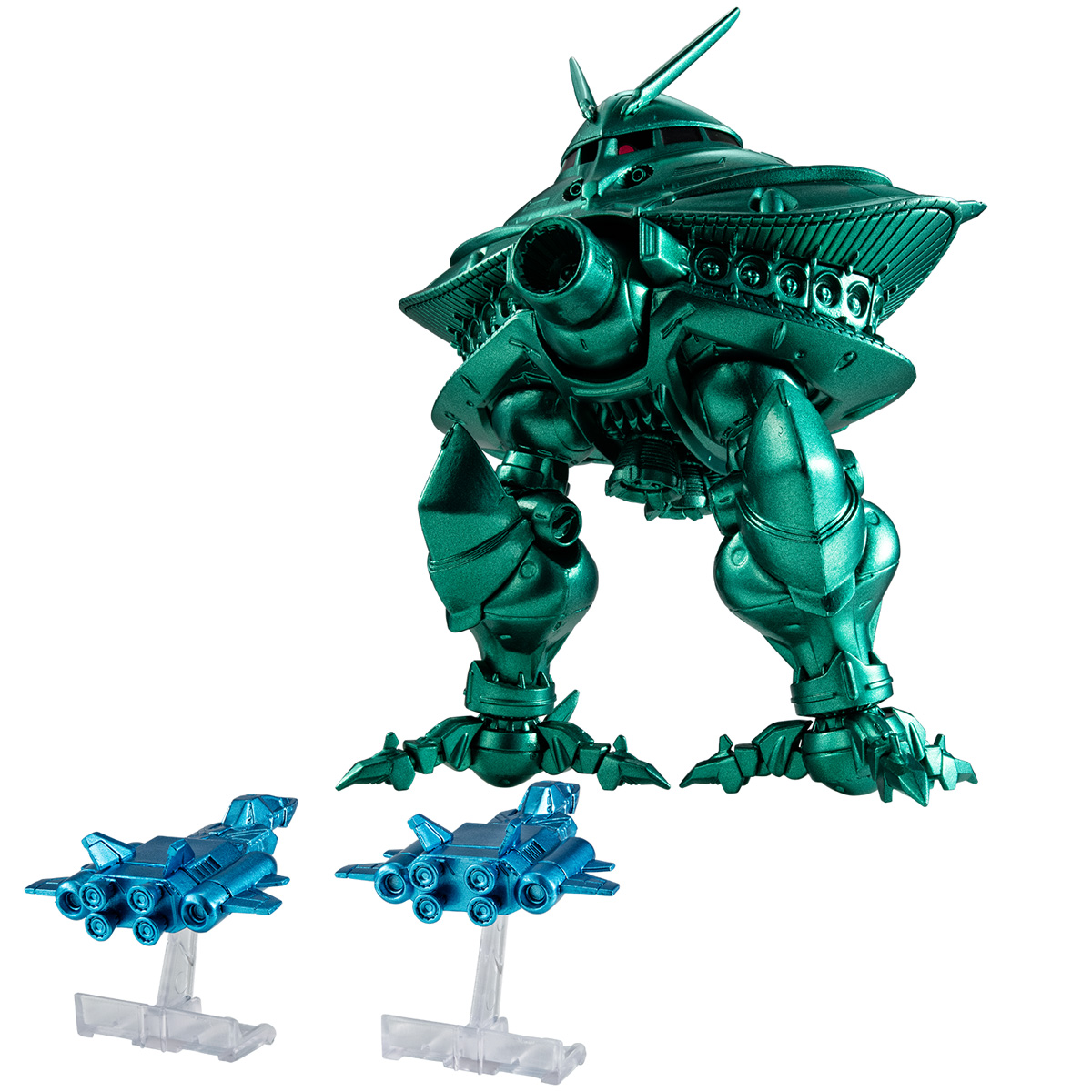 Limited Bandai Shokugan FW Gundam Converge Core Big Zam & Core Booster (Metallic ver.)