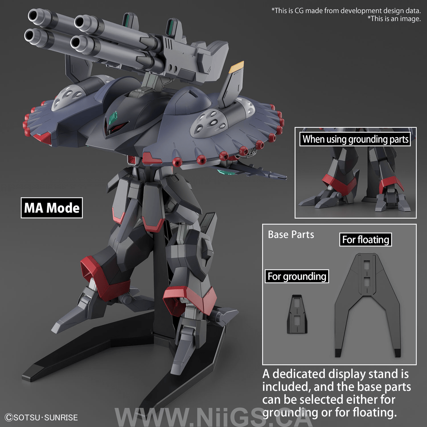 BANDAI Hobby HG 1/144 DESTROY GUNDAM