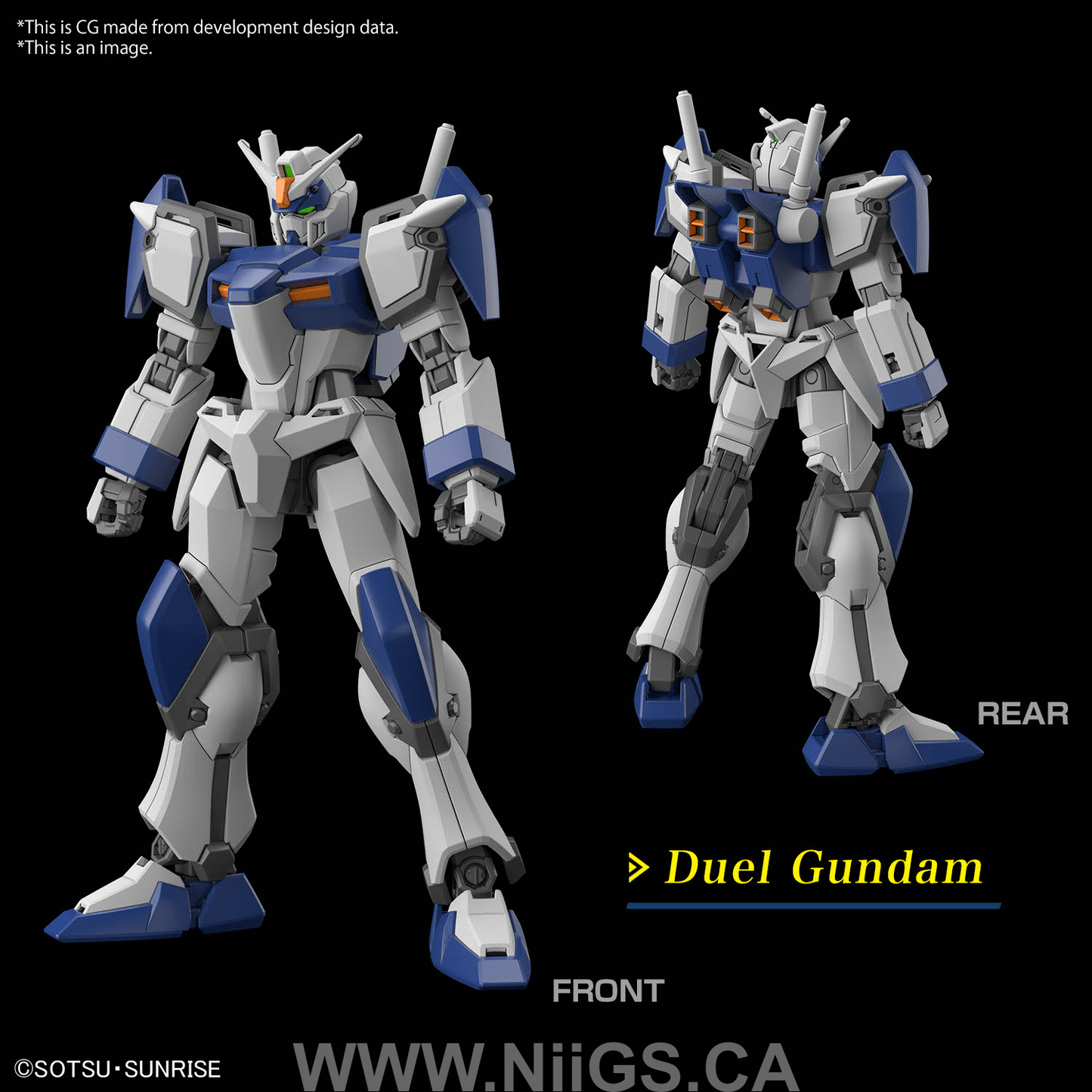 BANDAI Hobby HG 1/144 DUEL BLITZ GUNDAM