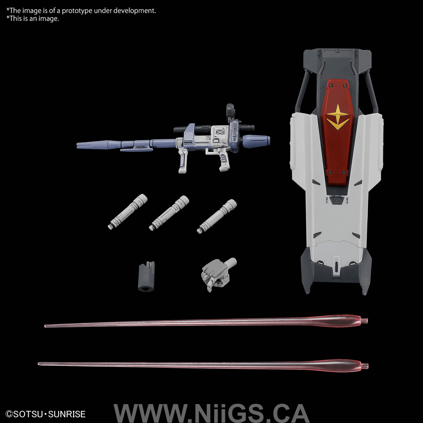 BANDAI Hobby HG 1/144 GUNDAM EX (RFV)