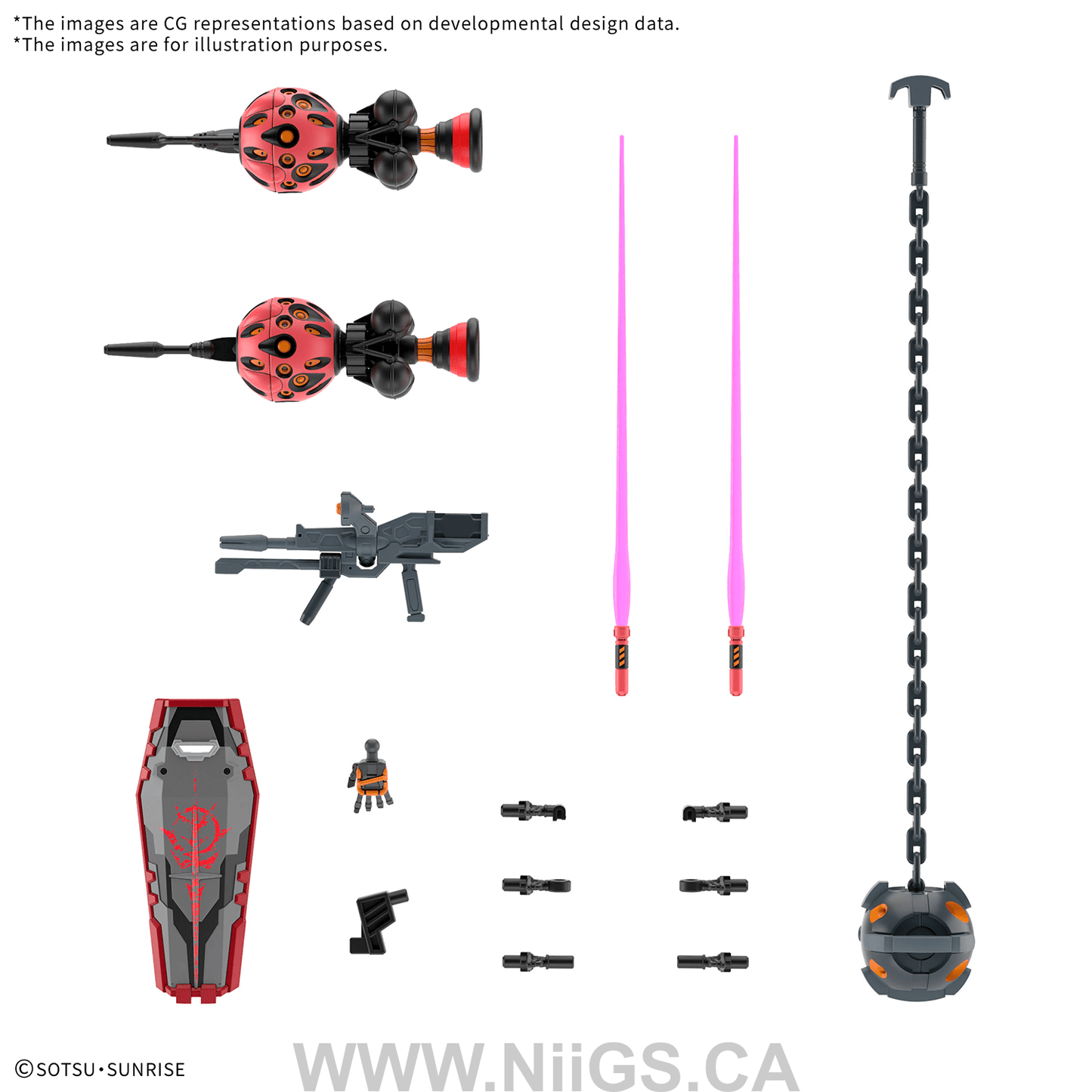 BANDAI HOBBY HG 1/144 RED GUNDAM
