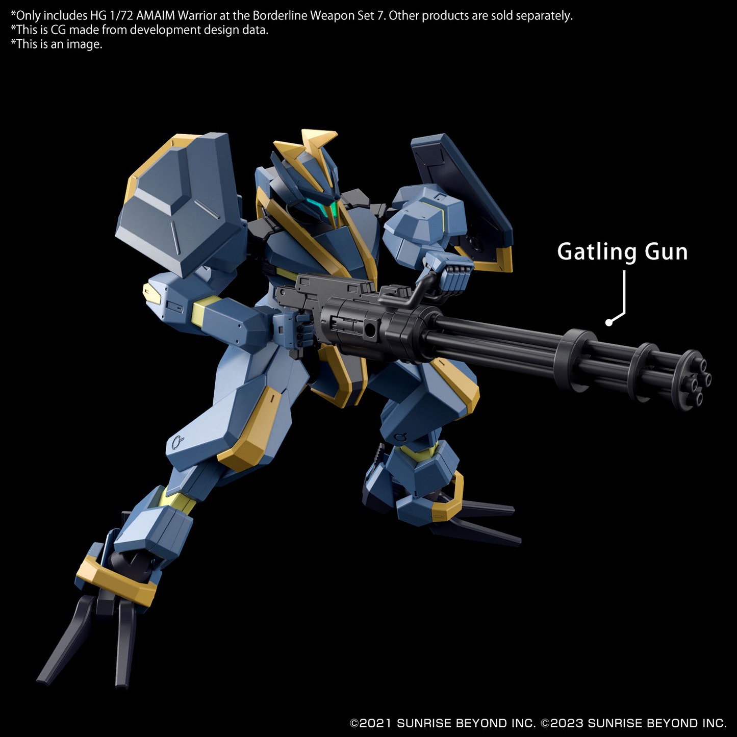 BANDAI HG 1/72 AMAIM Warrior at the Borderline Weapon Set7