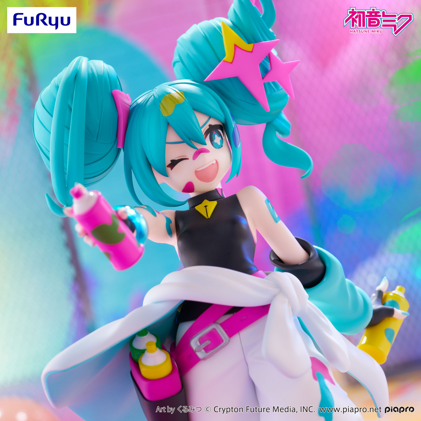 FuRyu Hatsune Miku Trio-Try-iT Figure -Paint Girl-