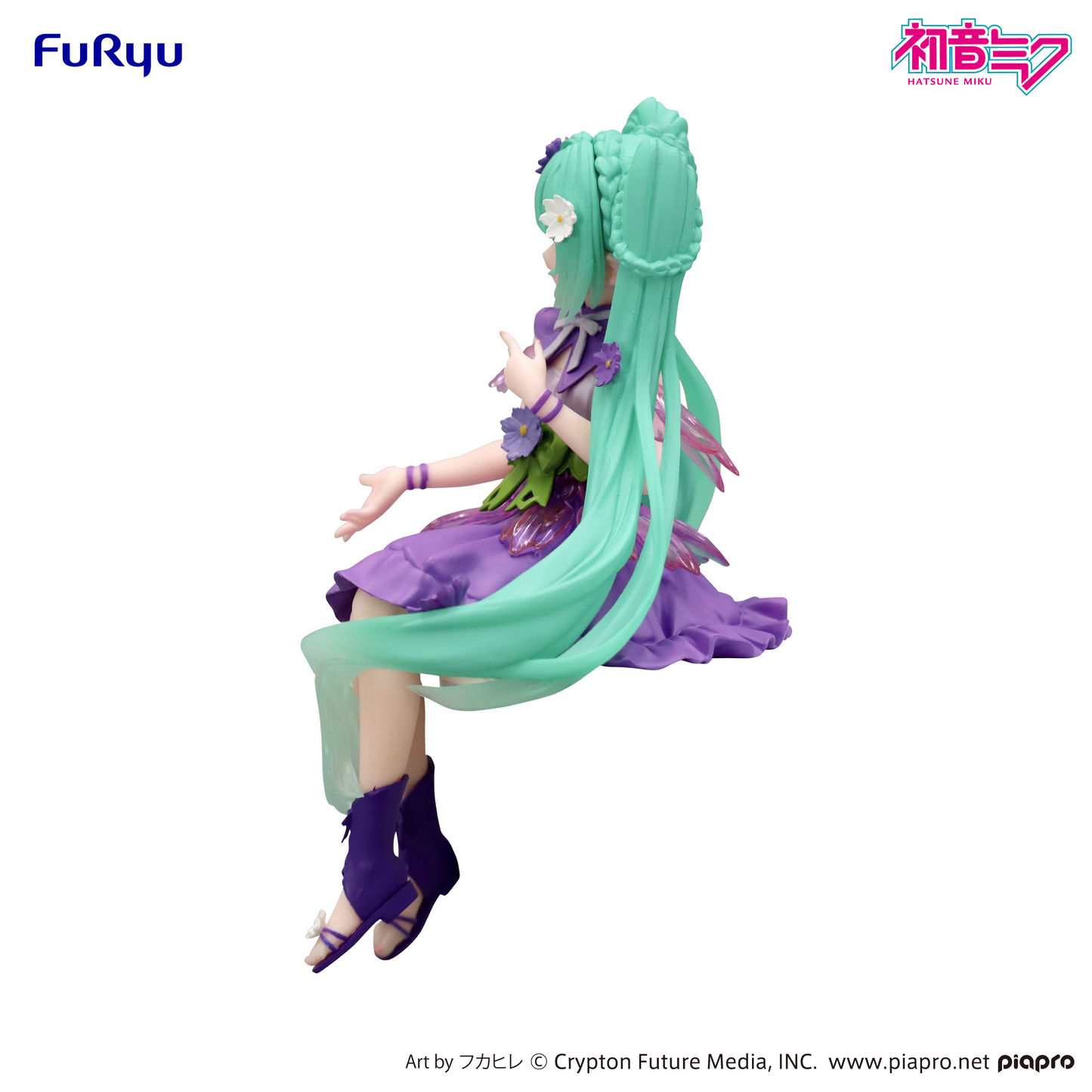 FuRyu Hatsune Miku Noodle Stopper Figure -Flower Fairy Cosmos Purple Color ver.-