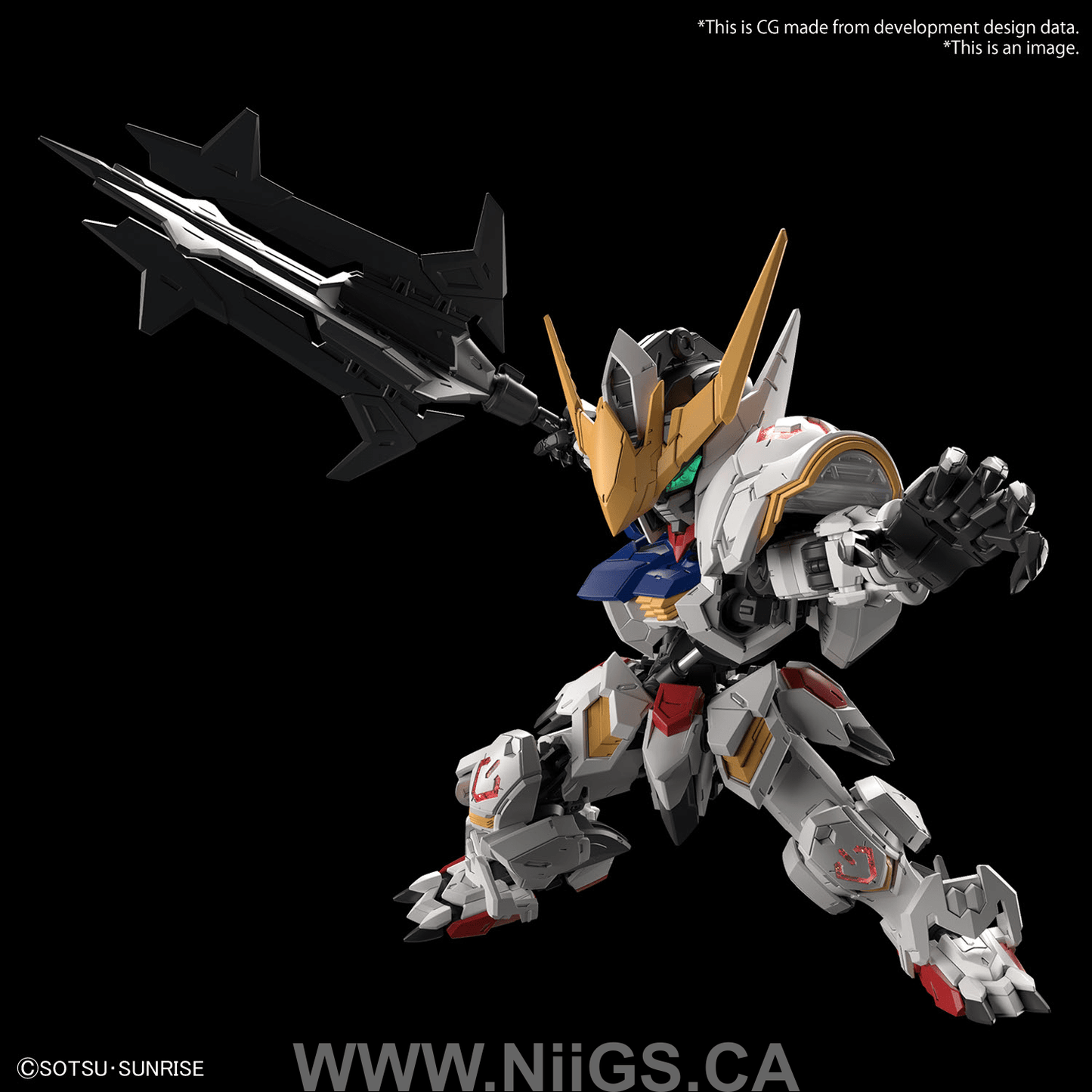 BANDAI MGSD GUNDAM BARBATOS