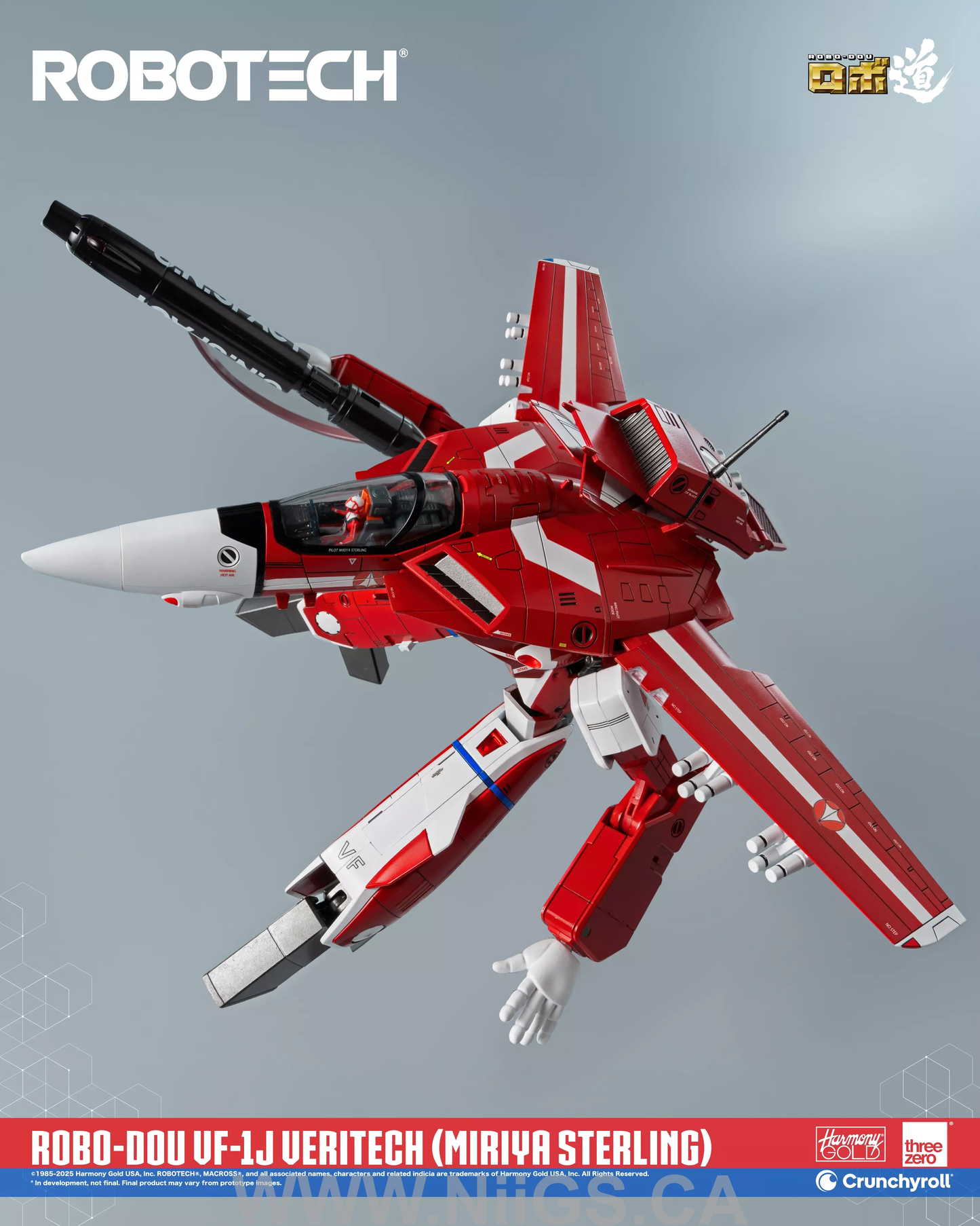 threezero ROBO-DOU ROBOTECH VF-1J Veritech (Miriya Sterling)