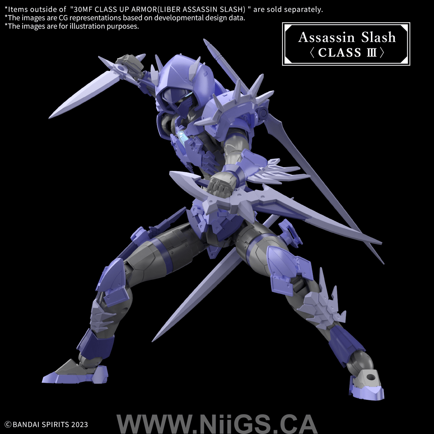 BANDAI HOBBY 30MF CLASS UP ARMOR(LIBER ASSASSIN SLASH)