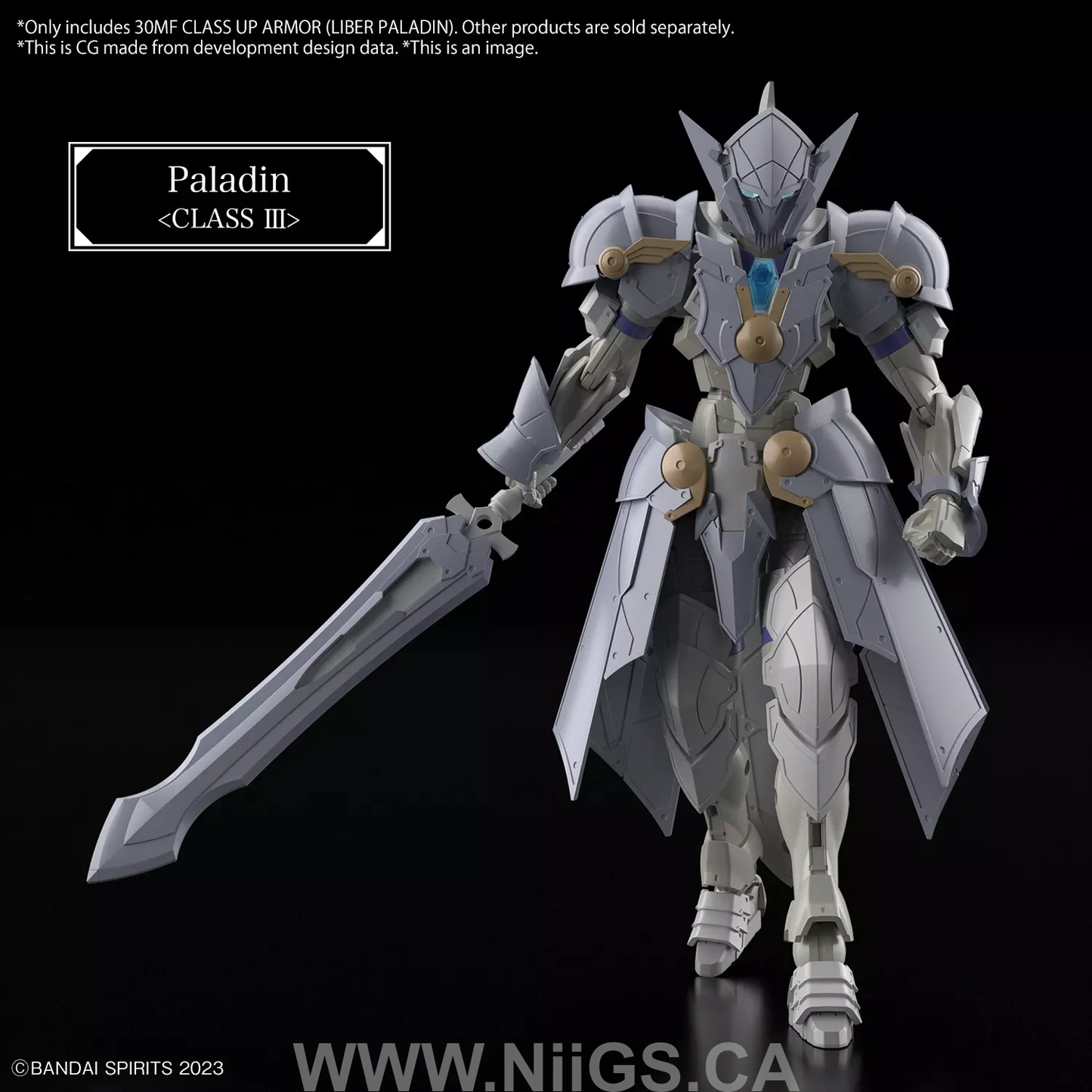 BANDAI Hobby 30MF CLASS UP ARMOR (LIBER PALADIN)