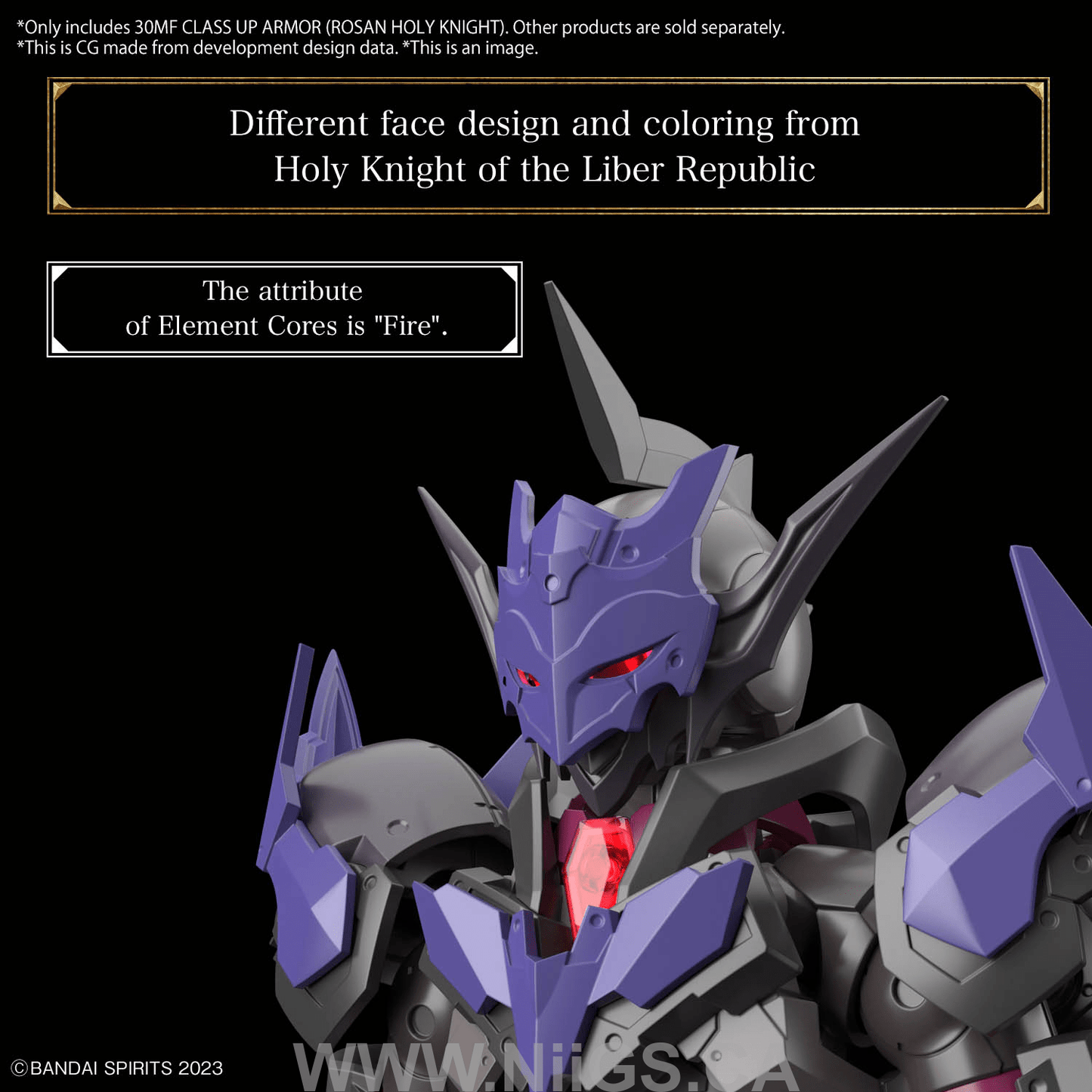 BANDAI Hobby 30MF CLASS UP ARMOR (ROSAN HOLY KNIGHT)