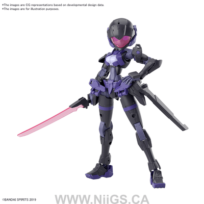 BANDAI Hobby 30MM 1/144 EXM-H15E ACERBY (TYPE-E)