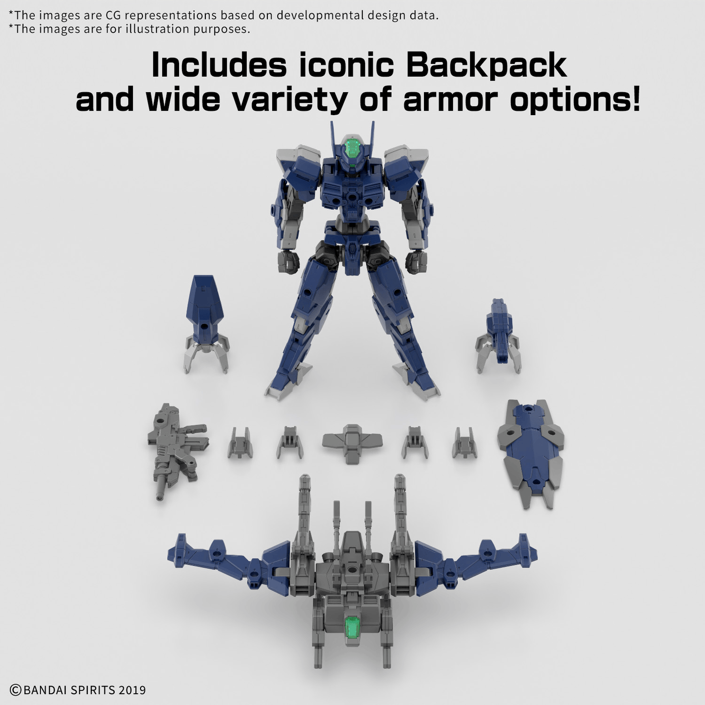 BANDAI HOBBY 30MM 1/144 eEXM-40 IGLIGHT (HIGH-MOBILITY TYPE)