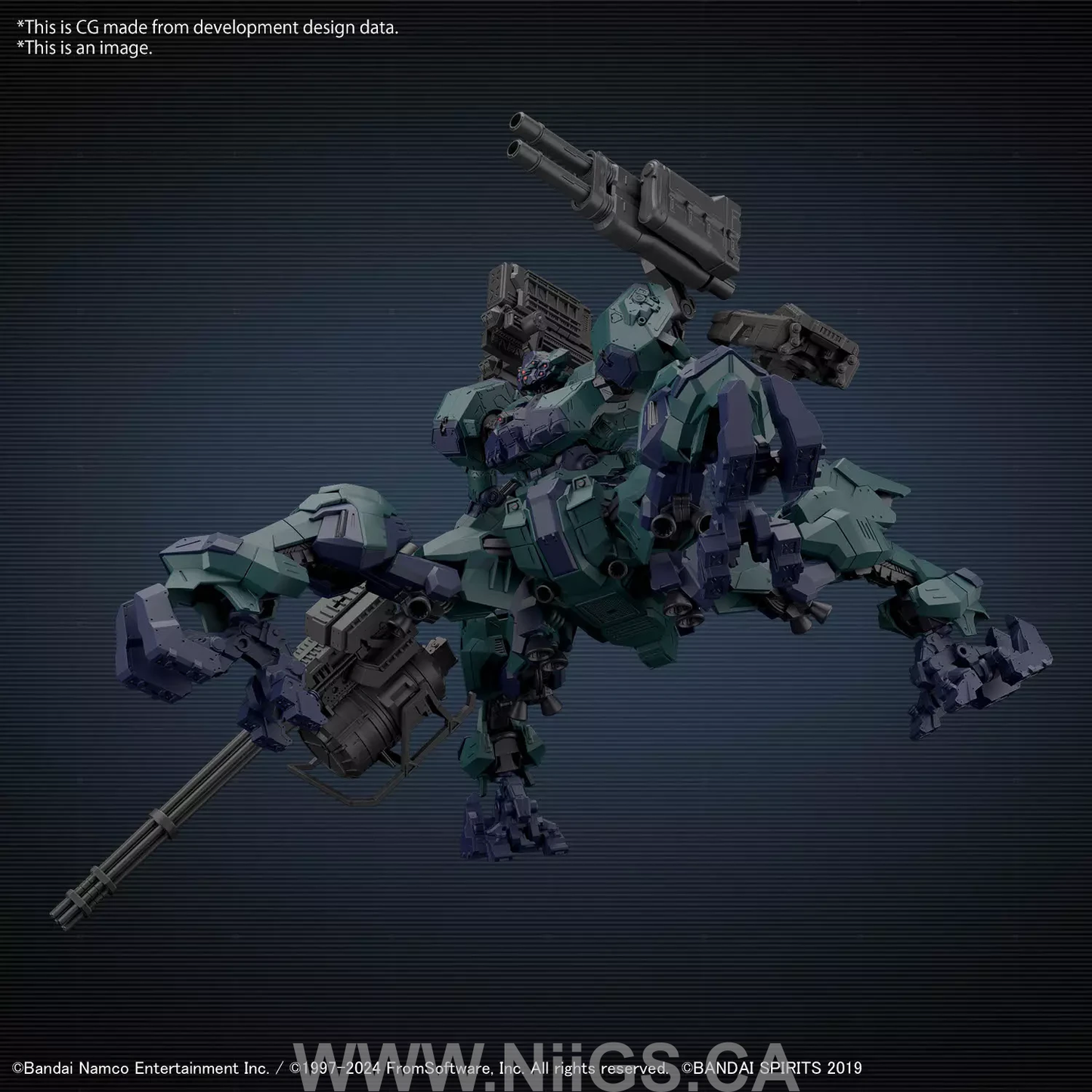 BANDAI Hobby 30MM ARMORED CORE Ⅵ FIRES OF RUBICON BALAM INDUSTRIES BD-011 MELANDER LIGER TAIL