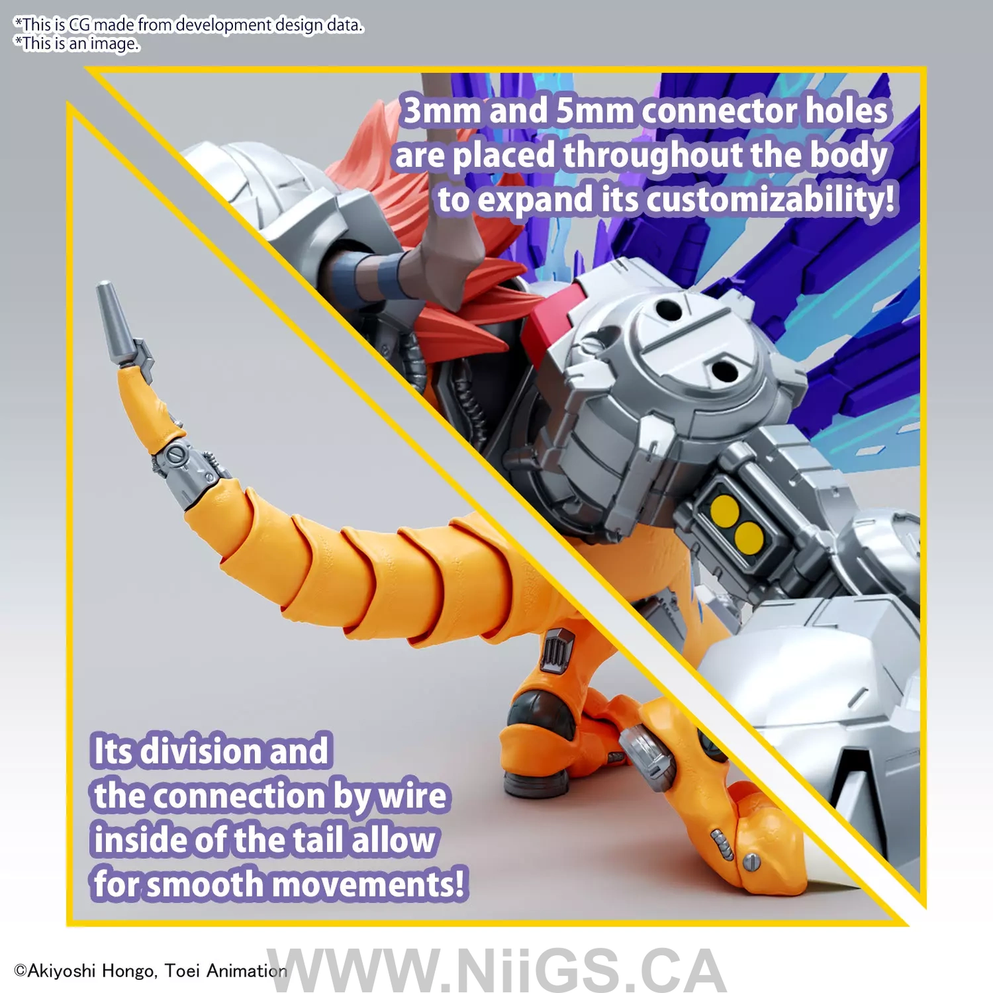 BANDAI Figure-rise Standard Amplified METALGREYMON (VACCINE)