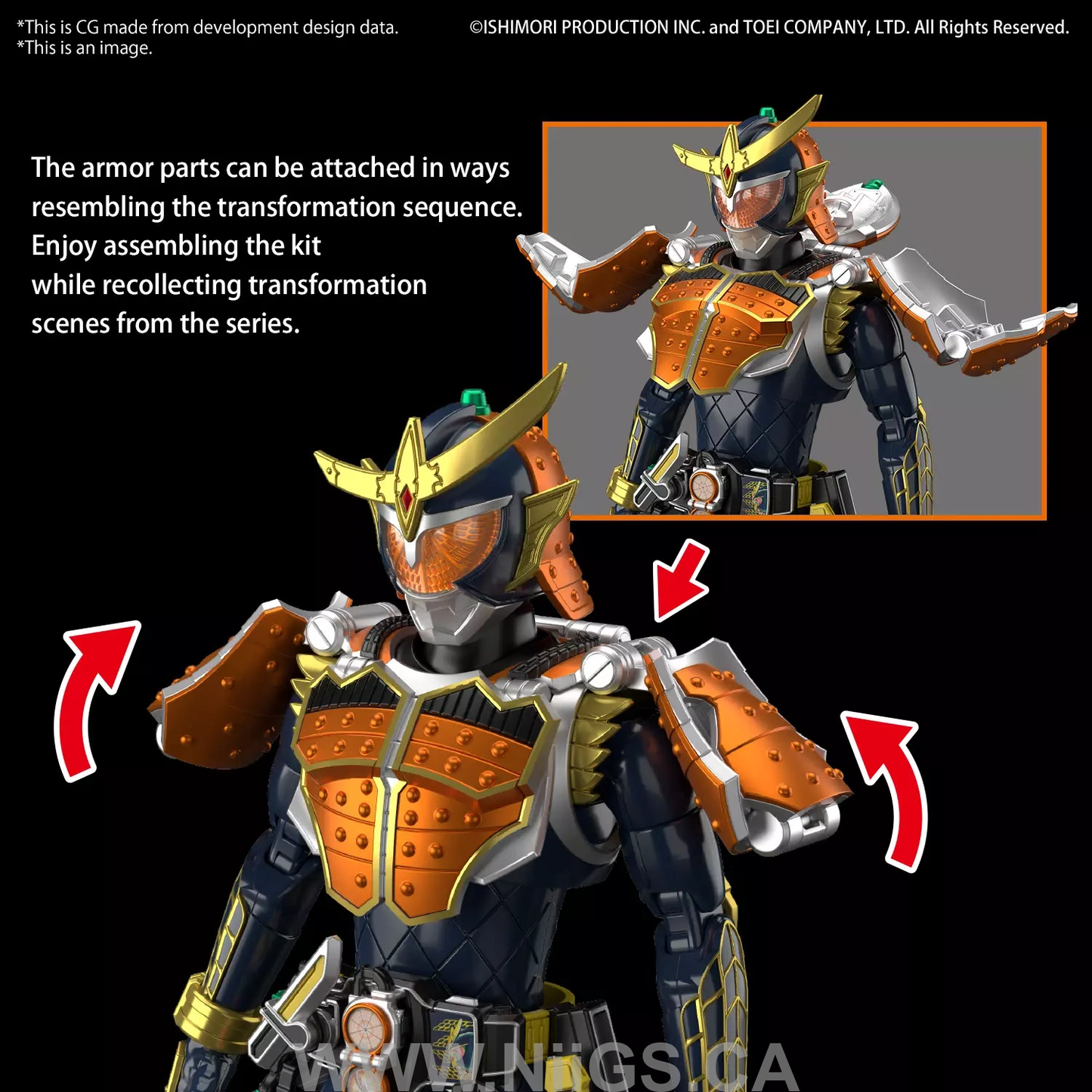 Figure-rise Standard KAMEN RIDER GAIM ORANGE ARMS