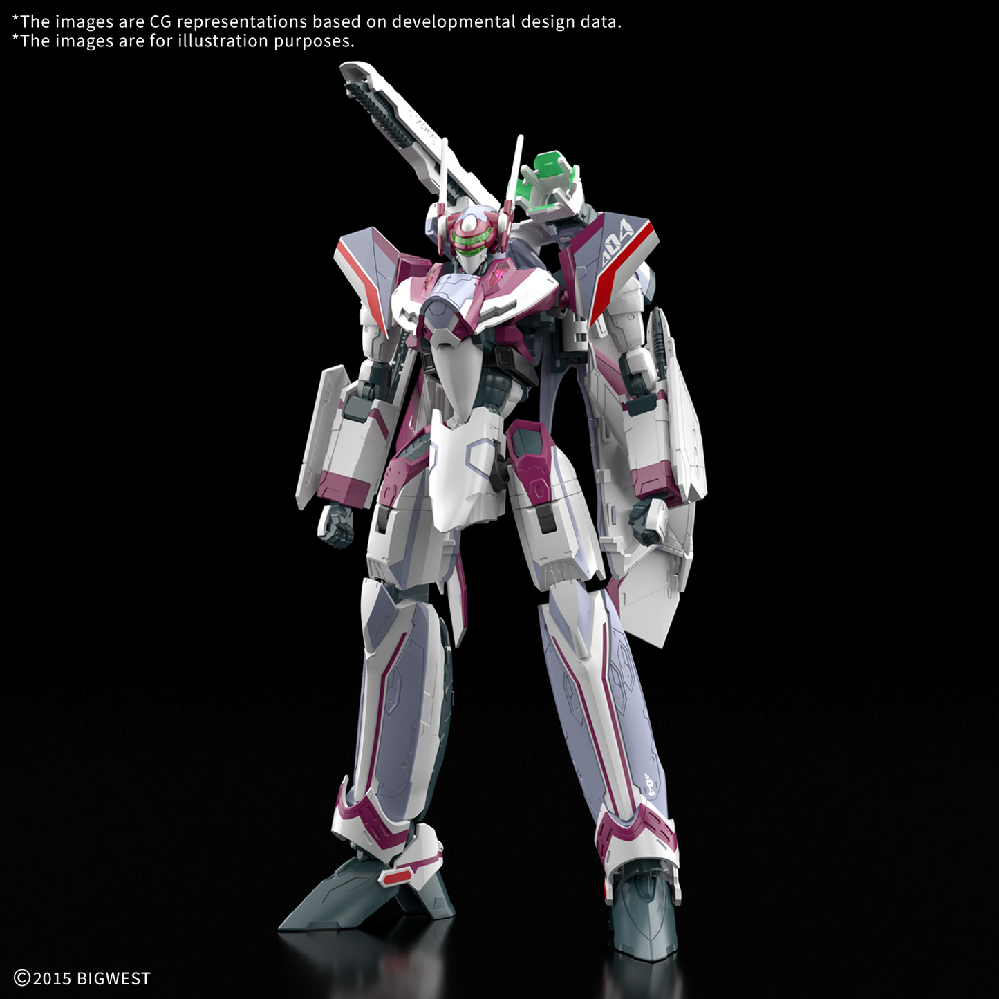 BANDAI HOBBY HG 1/100 VF-31C SIEGFRIED (MIRAGE FARINA JENIUS USE) Deluxe Set