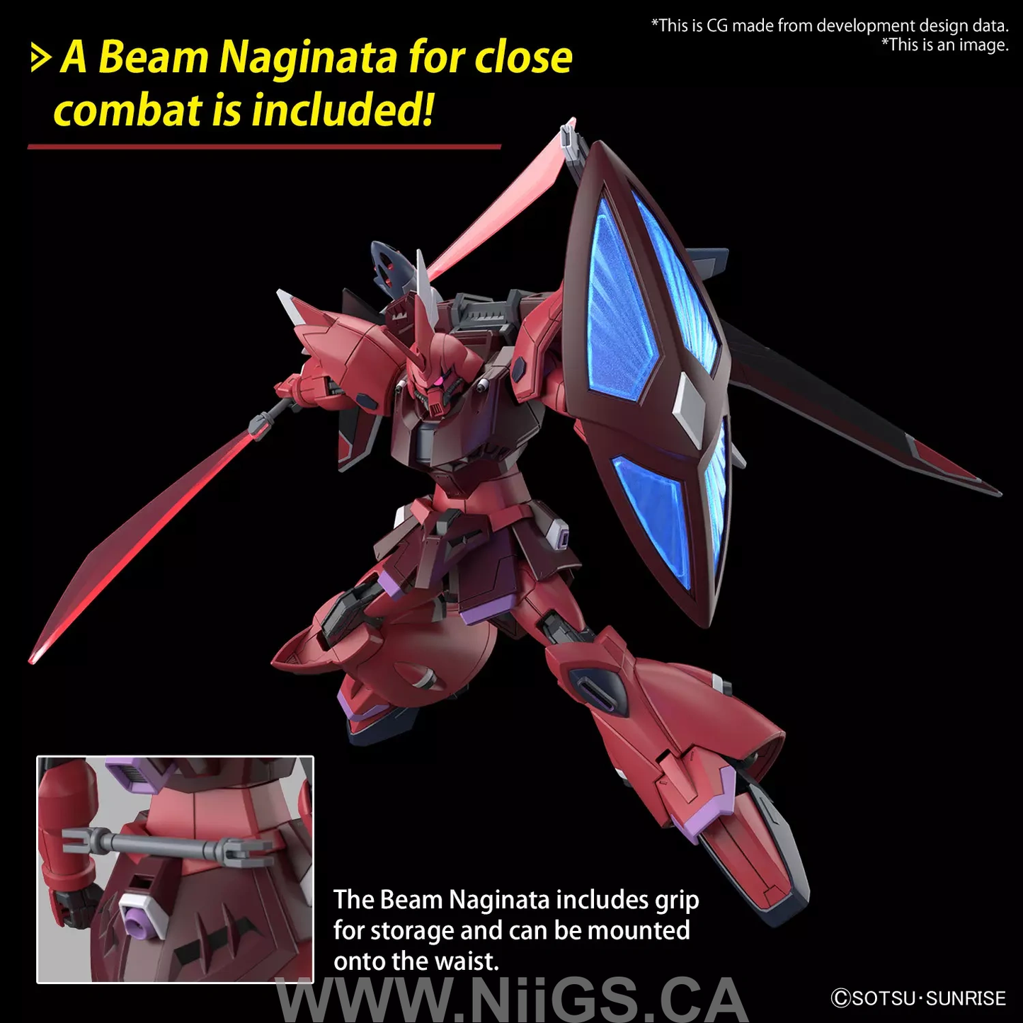 BANDAI Hobby HG 1/144 GELGOOG Menace (LUNAMARIA HAWKE CUSTOM)