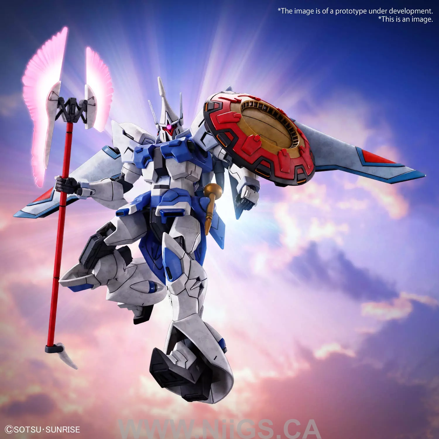 BANDAI Hobby HG 1/144 GYAN Strom (AGNES GIEBENRATH CUSTOM)