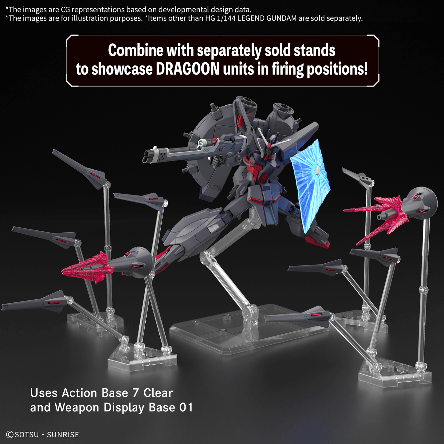 BANDAI HOBBY HG 1/144 LEGEND GUNDAM