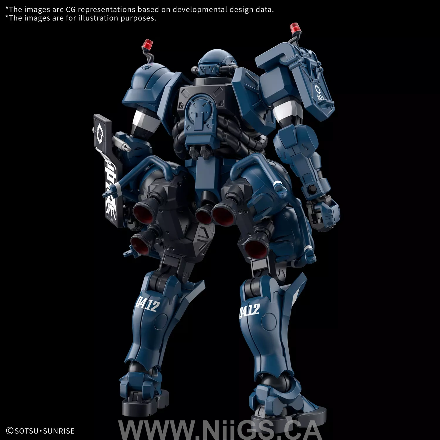 BANDAI HOBBY HG 1/144 POLICE ZAKU