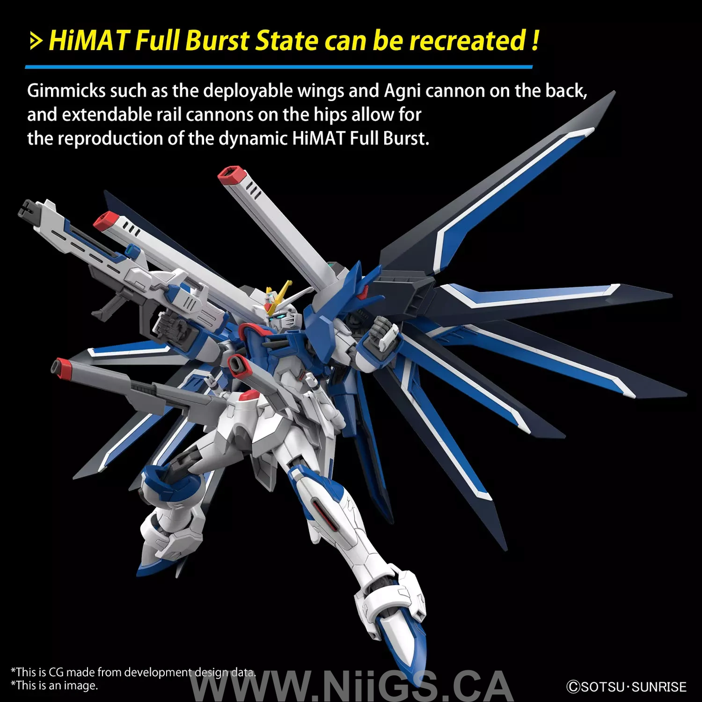 BANDAI Hobby HG 1/144 RISING FREEDOM GUNDAM