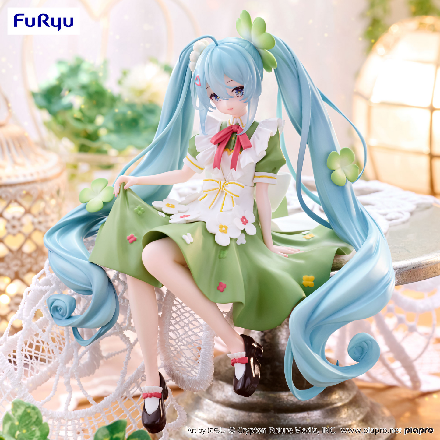 FuRyu Hatsune Miku Noodle Stopper Figure -Flower Fairy Clover-