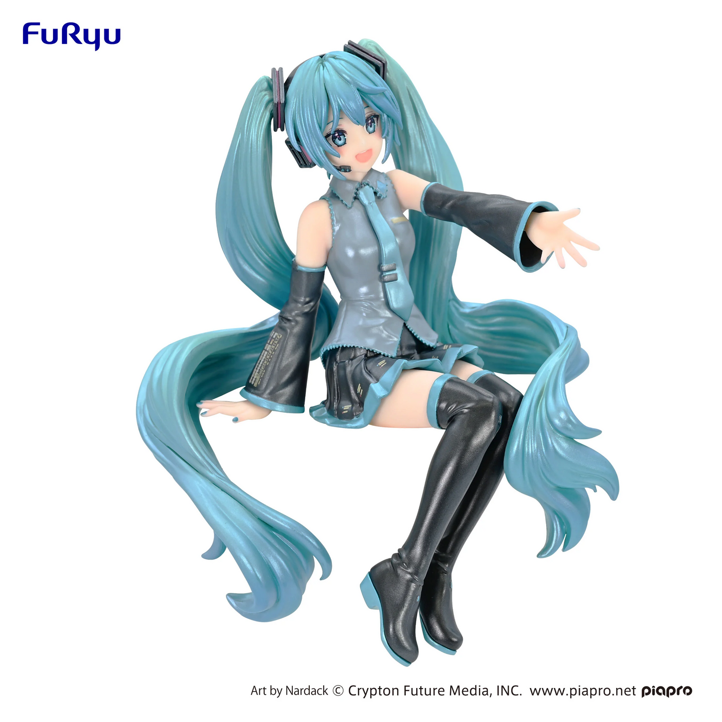 FuRyu Hatsune Miku Noodle Stopper Figure -Hatsune Miku Nardack Pearl Color ver.-