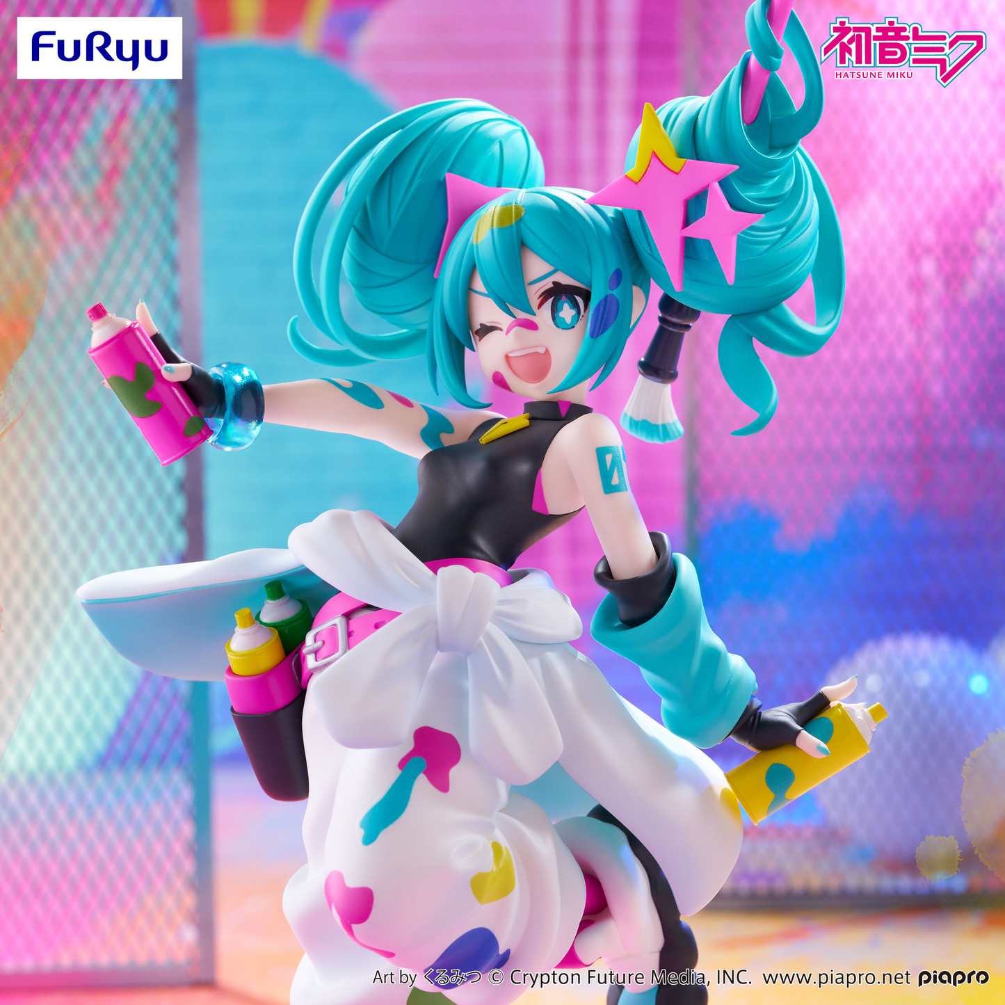 FuRyu Hatsune Miku Trio-Try-iT Figure -Paint Girl-
