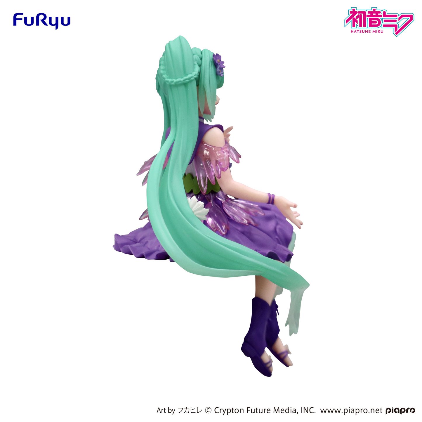 FuRyu Hatsune Miku Noodle Stopper Figure -Flower Fairy Cosmos Purple Color ver.-
