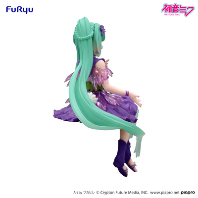 FuRyu Hatsune Miku Noodle Stopper Figure -Flower Fairy Cosmos Purple Color ver.-