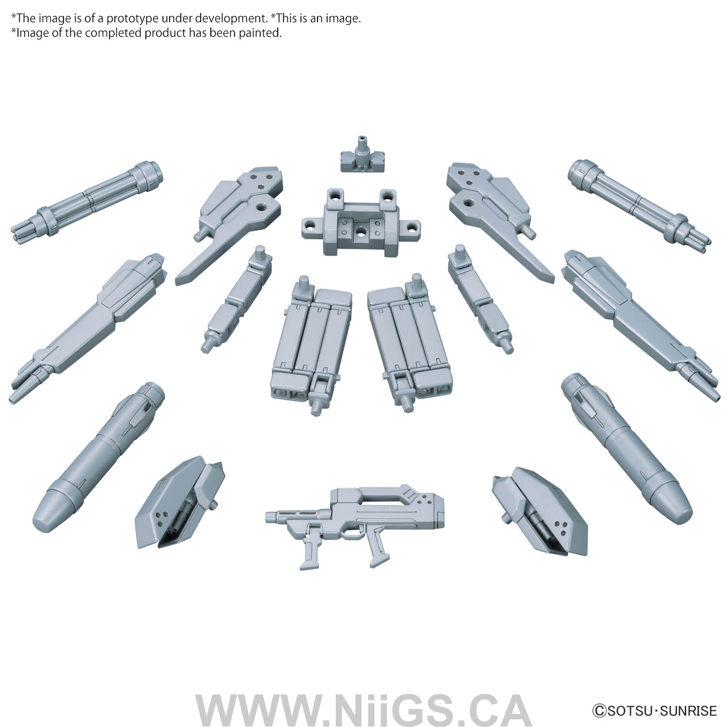 BANDAI Hobby OPTION PARTS SET GUNPLA 07 (POWERED ARMS POWEREDER)