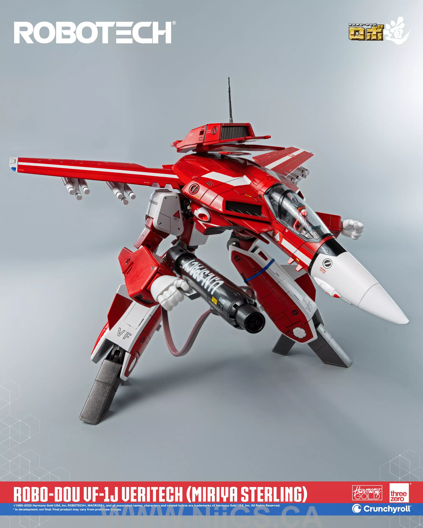 threezero ROBO-DOU ROBOTECH VF-1J Veritech (Miriya Sterling)