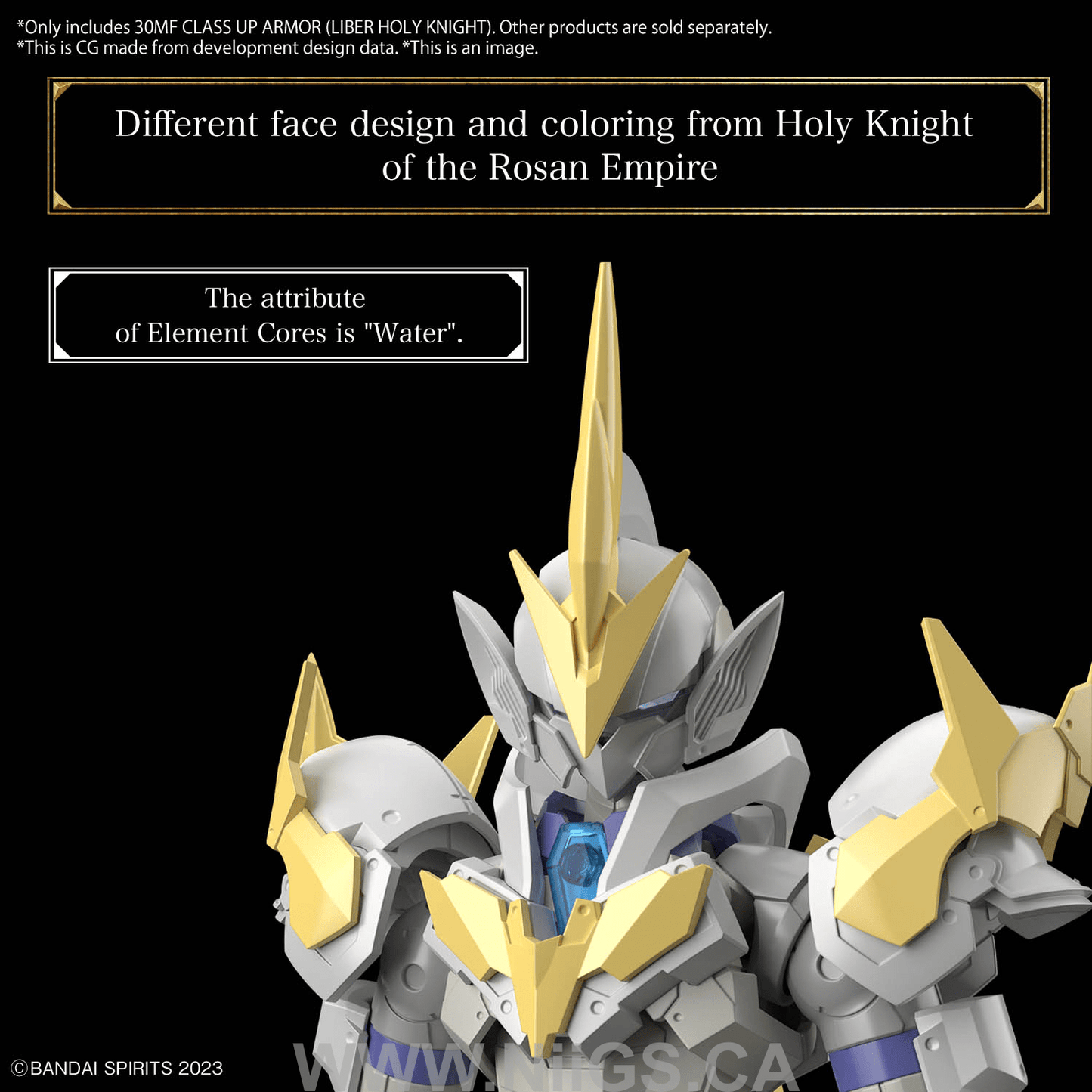 BANDAI Hobby 30MF CLASS UP ARMOR (LIBER HOLY KNIGHT)
