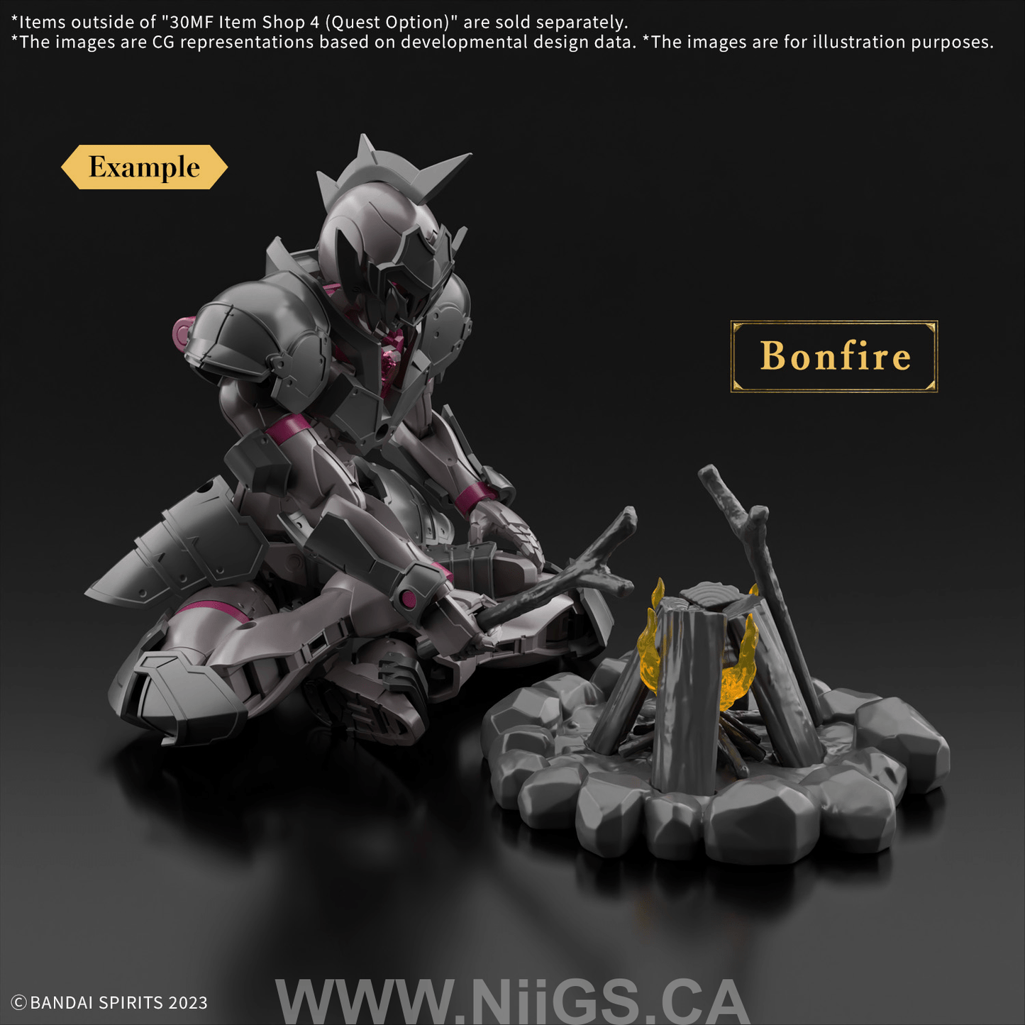 BANDAI HOBBY 30MF ITEM SHOP 4 (QUEST OPTION)