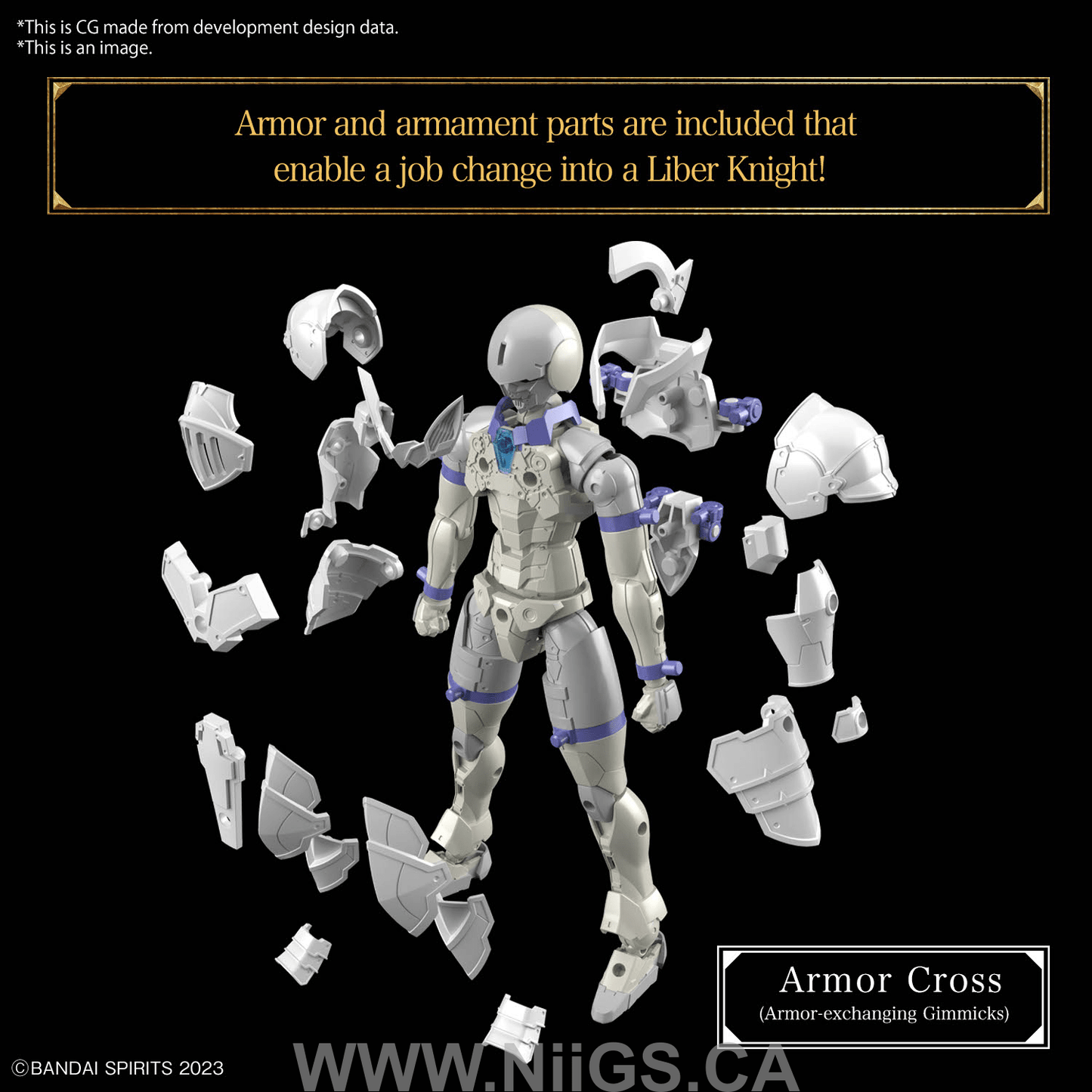 BANDAI Hobby 30MF LIBER HOLY KNIGHT