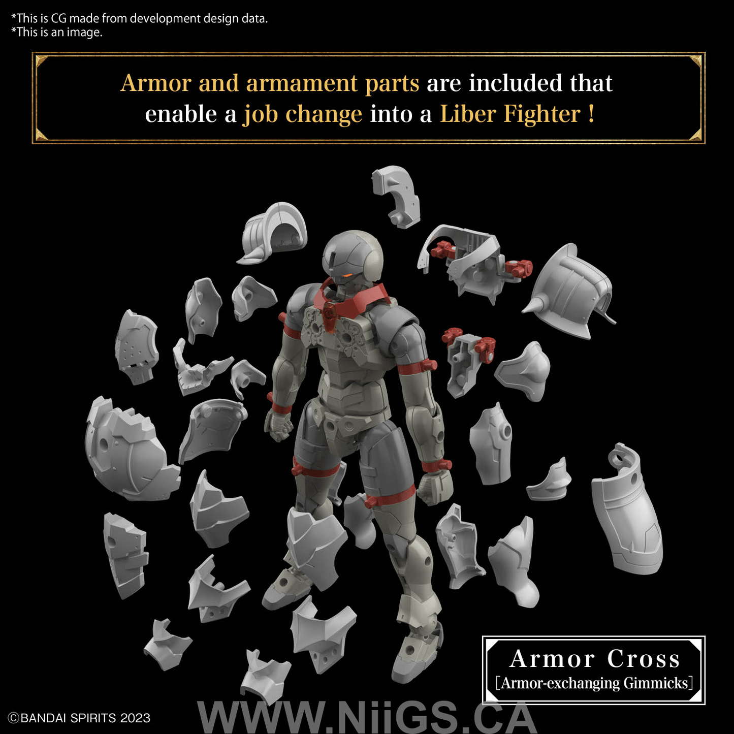 BANDAI Hobby 30MF LIBER WARRIOR