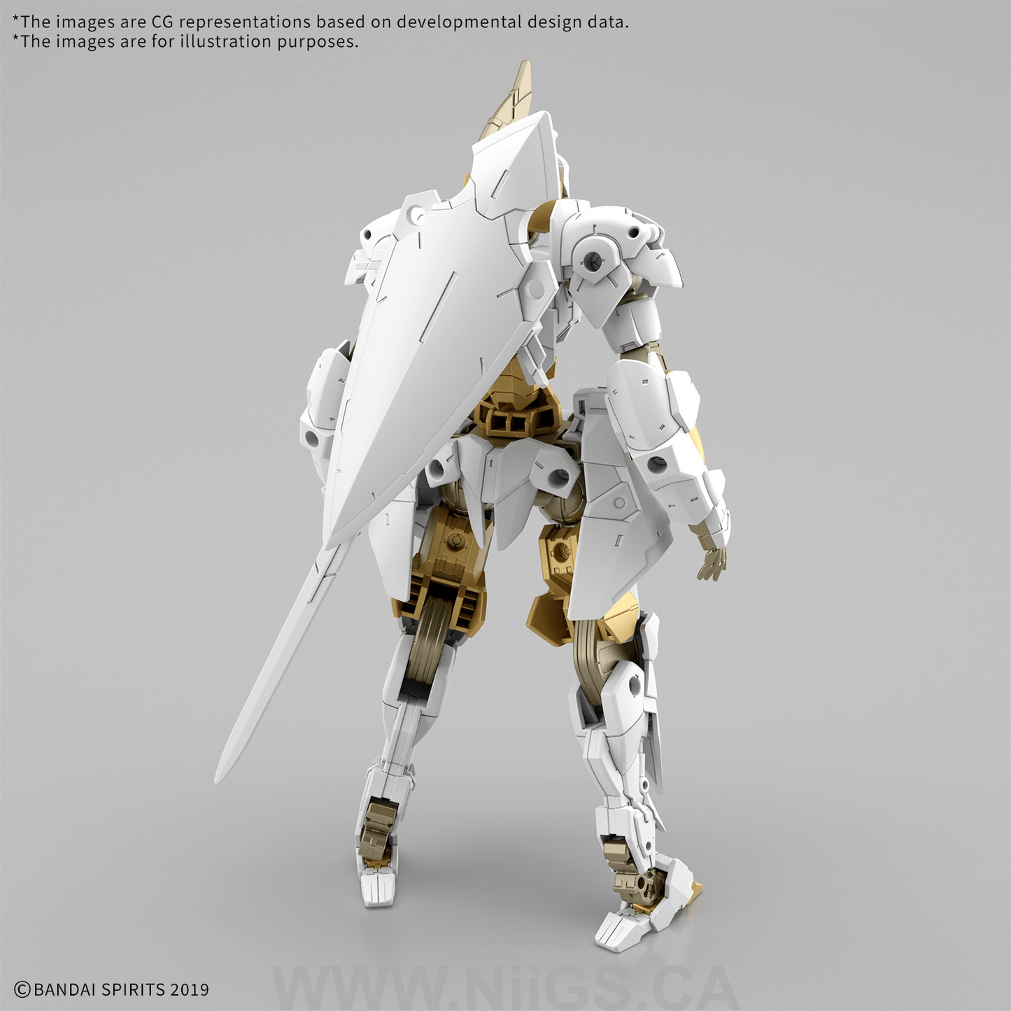 BANDAI Hobby 30MM 1/144 EXM-A9rk SPINATIO (ROYAL KNIGHT TYPE)