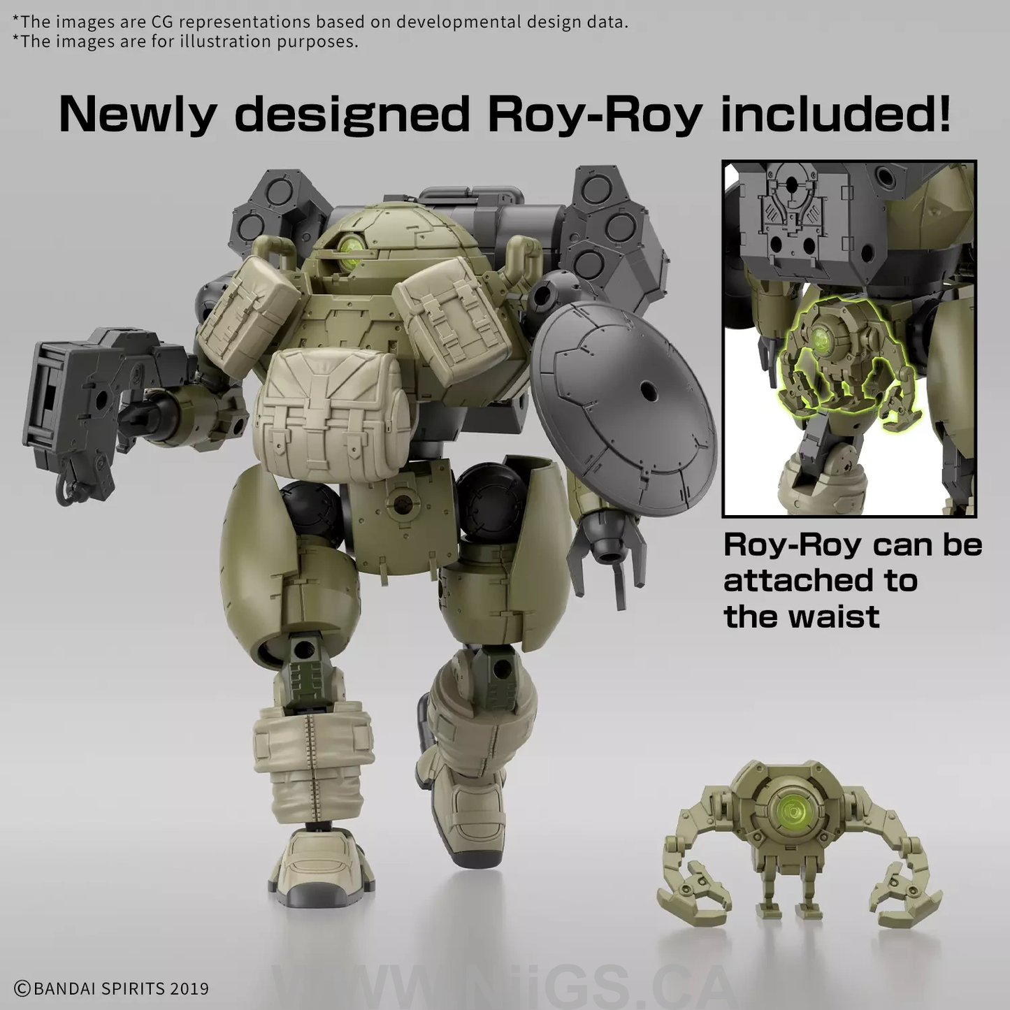 BANDAI HOBBY 30MM 1/144 bEXM-6 ROUNDNOVA Ⅰ