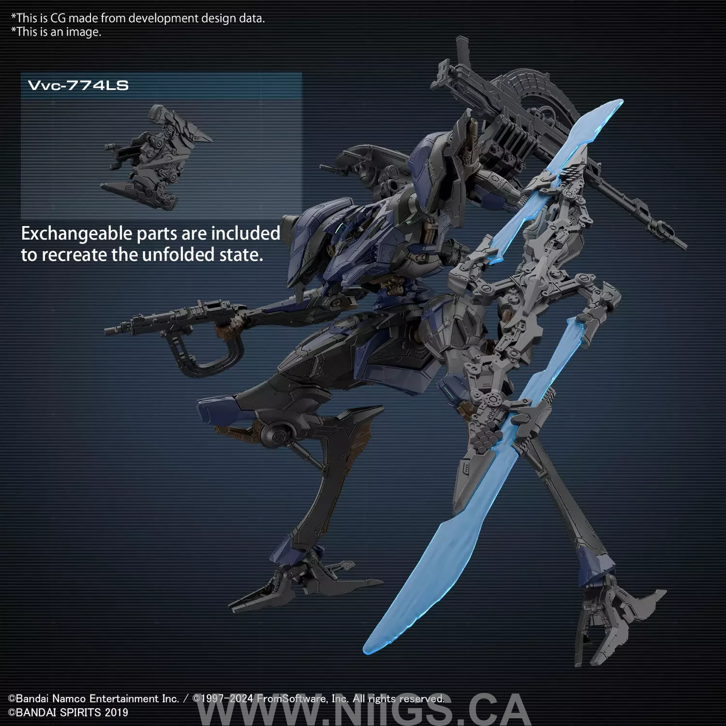 BANDAI Hobby 30MM ARMORED CORE Ⅵ FIRES OF RUBICON SCHNEIDER NACHTREIHER/40E STEEL HAZE