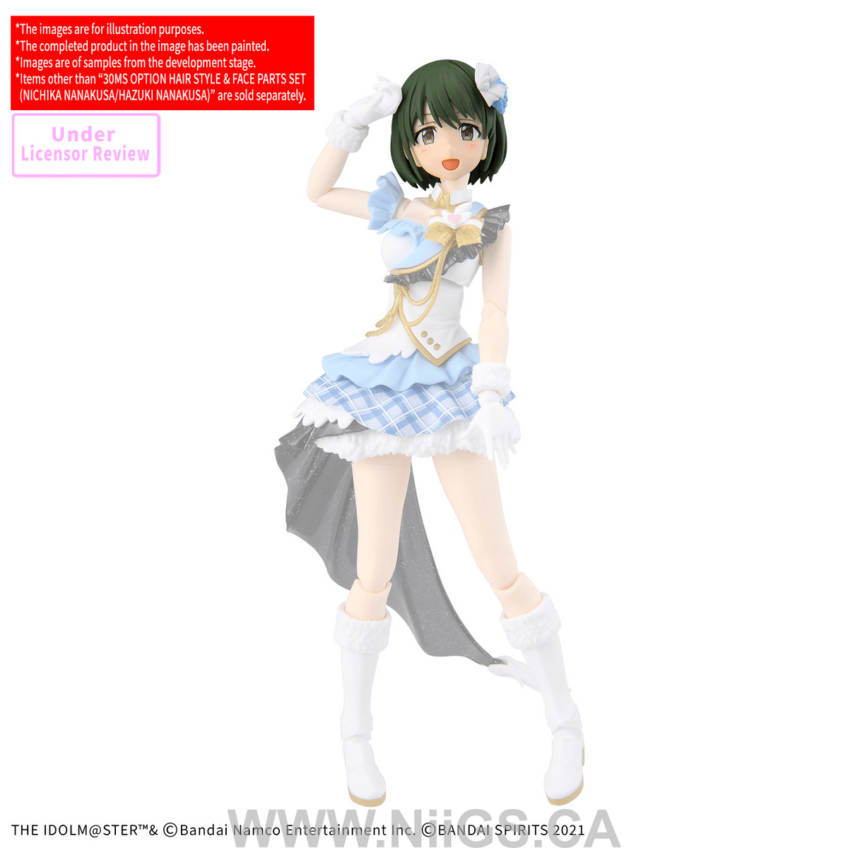 BANDAI HOBBY 30MS OPTION HAIR STYLE & FACE PARTS SET (NICHIKA NANAKUSA/HAZUKI NANAKUSA)