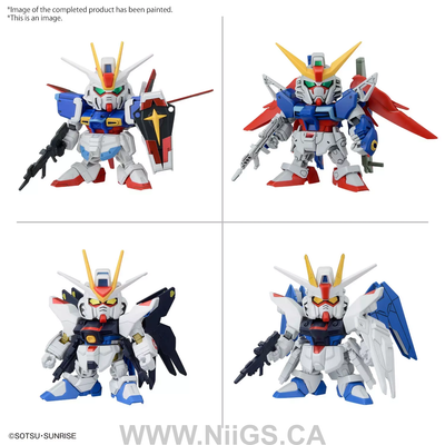 BANDAI Hobby BB SENSHI C.E. BATTLES OF DESTINY SET